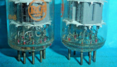 2 Amperex Holland 6DJ8 / ECC88 Tubes for RCA Matched D/C&rsquo;s Tested`