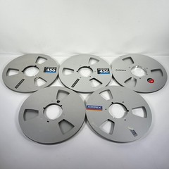 (Lot of 10) Ampex Metal Tape Reel 10.5&Prime; x 1/4&Prime; Take Up