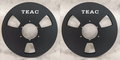 One 10.5 » x 1/4&Prime; Silver TEAC Tape reel High Quality Aluminum Take Up Reel