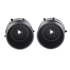 1-Pair 10 NAB Hub Adapters Polished Aluminum Reel Opener For Studer/ (Grey)