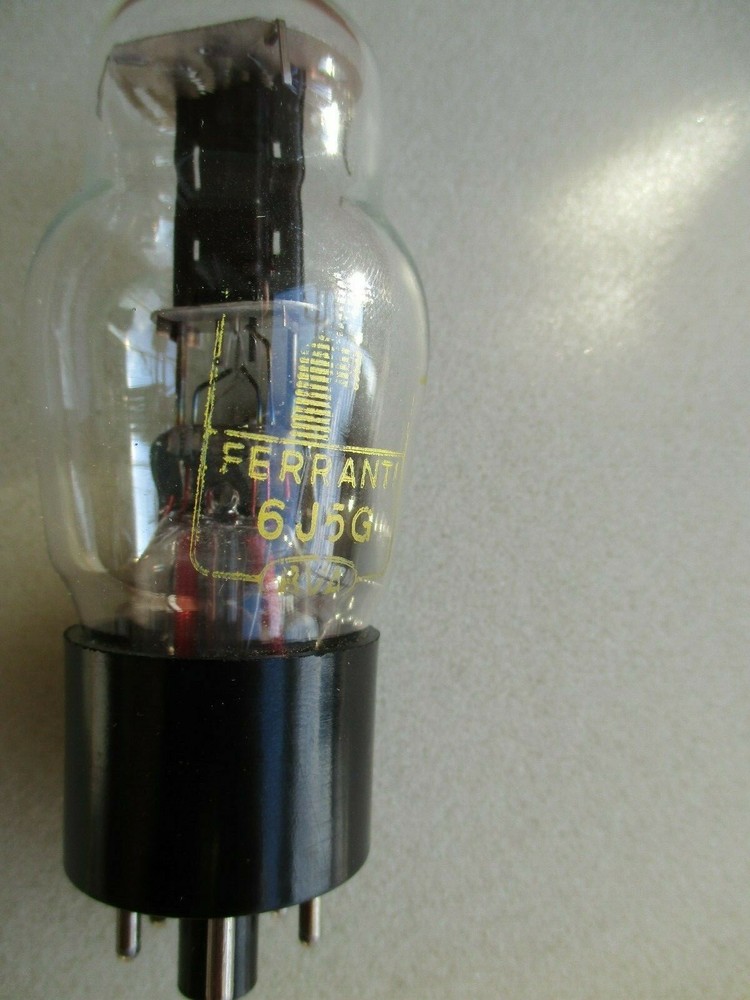 Rare Ferranti B.V.A. 6J5G (L63) tube, NOS