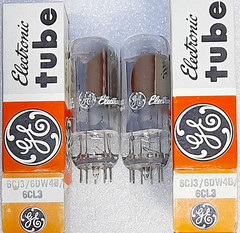 Tightly Matched Pair 6CJ3/6DW4B/6CL3 GE NOS Vacuum Tubes, B&K 747B Tested