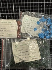 Vintage Electronic Components Lot Sprague Nippon Chemi-Con Resistors Capacitors
