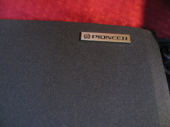 PAIR Pioneer GRILL CLOTHS and frame FROM CS-G105 Speaker excellent 22×13&Prime;